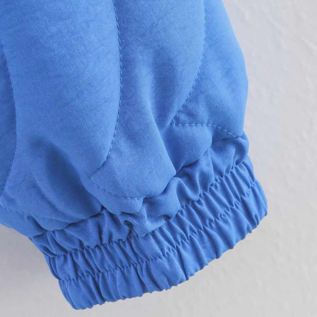 フラワー柄キルティングジャケット