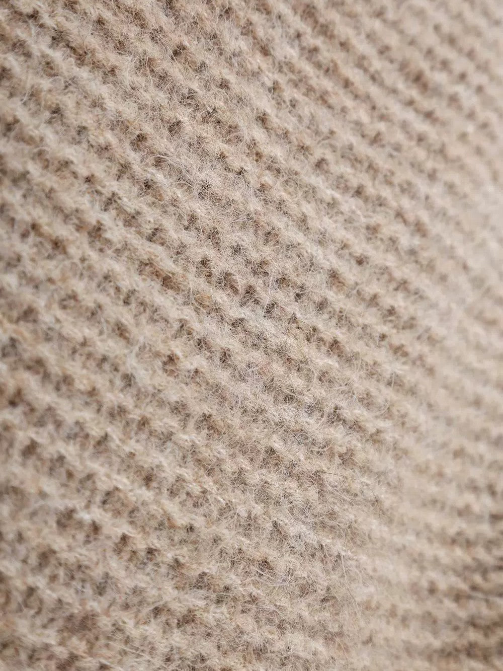 HUWAHUWAニットボリュームスリーブカーディガン