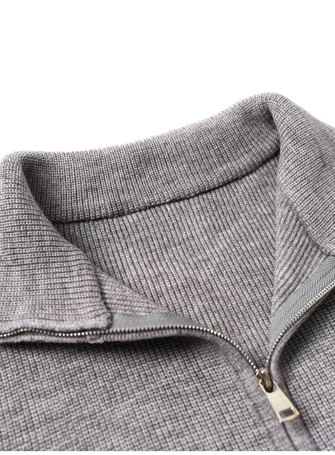 ジップアップサマーニットベスト