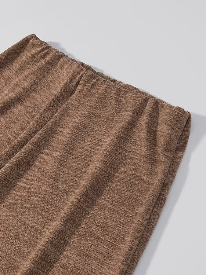 カシュクールベストワイドパンツ セットアップ