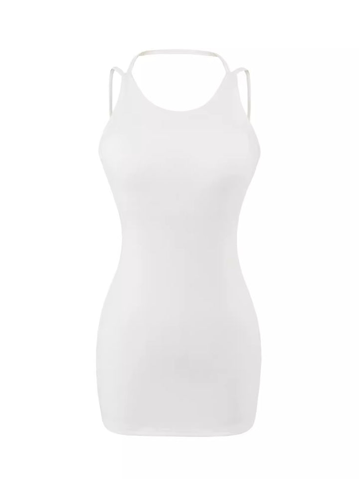 ダブルストラップチュニックタンクトップ