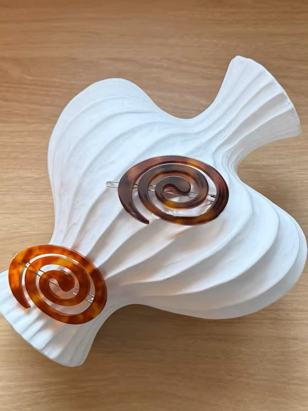 スパイラルヘアクリップ