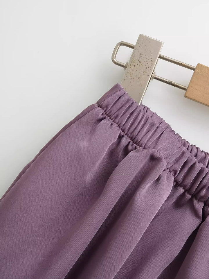 パステルチェックルームショートパンツ