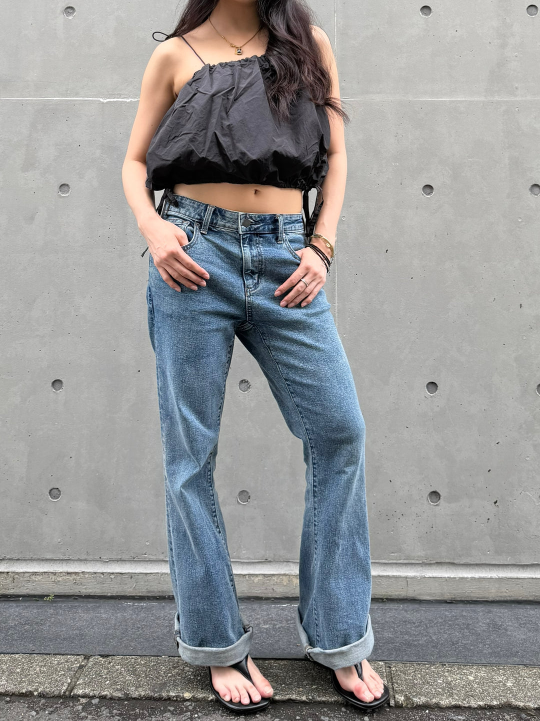 【 Select 】Nタフタバルーンビスチェキャミソールトップス