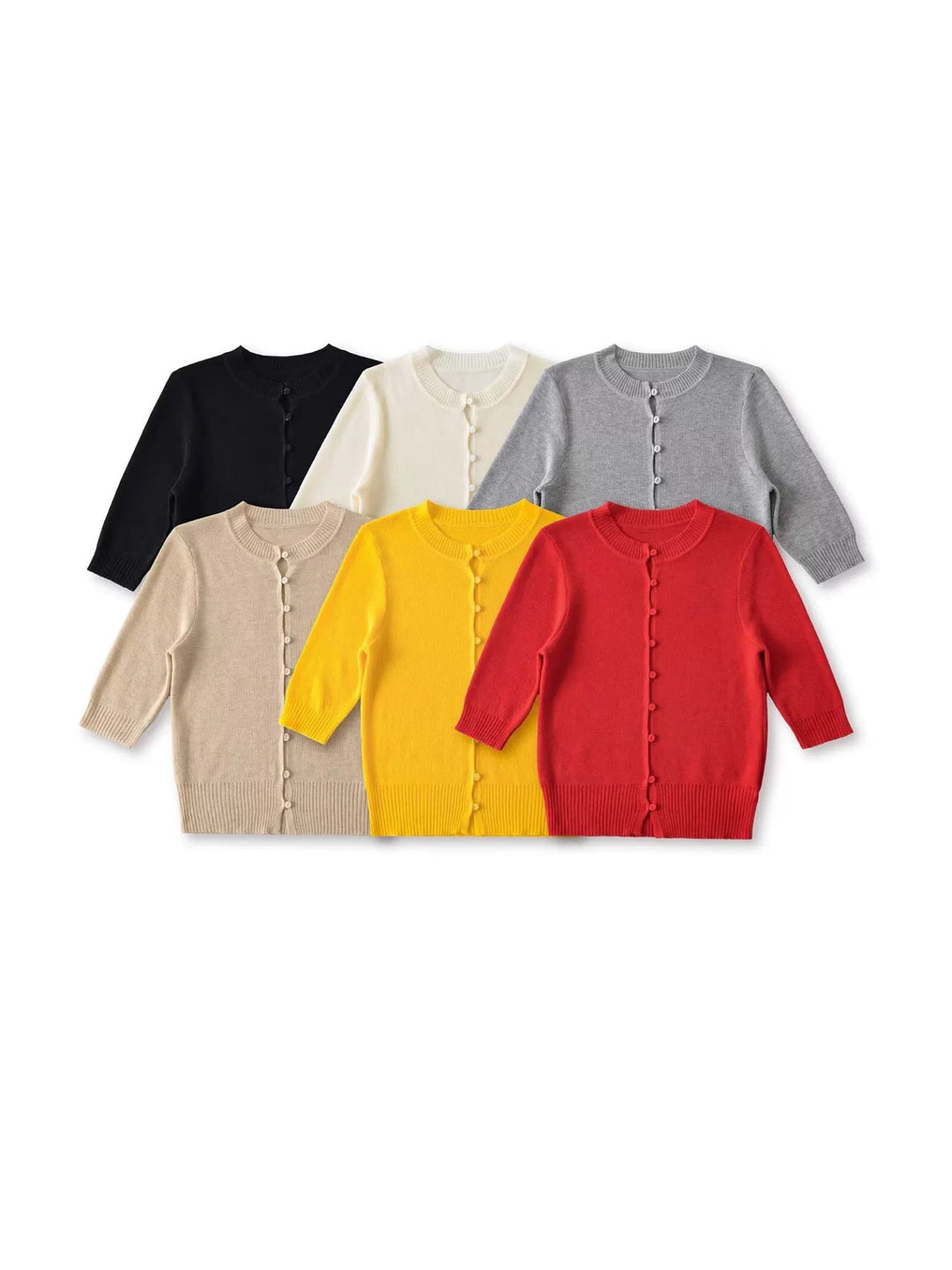 ハーフスリーブニットカーディガン