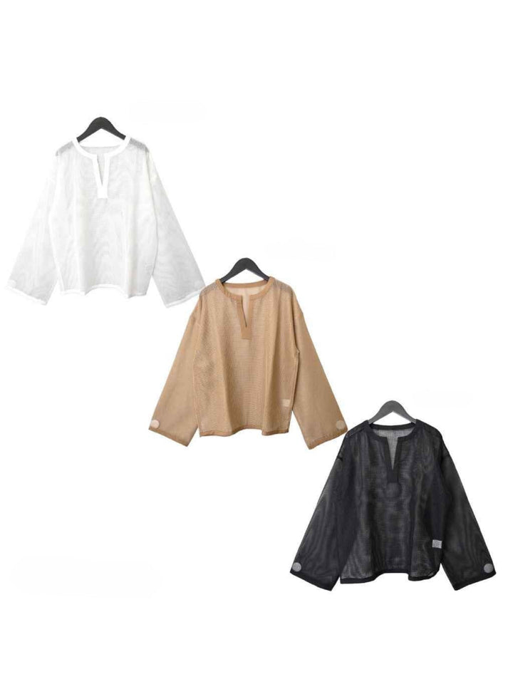 【 Select 】メッシュカットソースキッパープルオーバー
