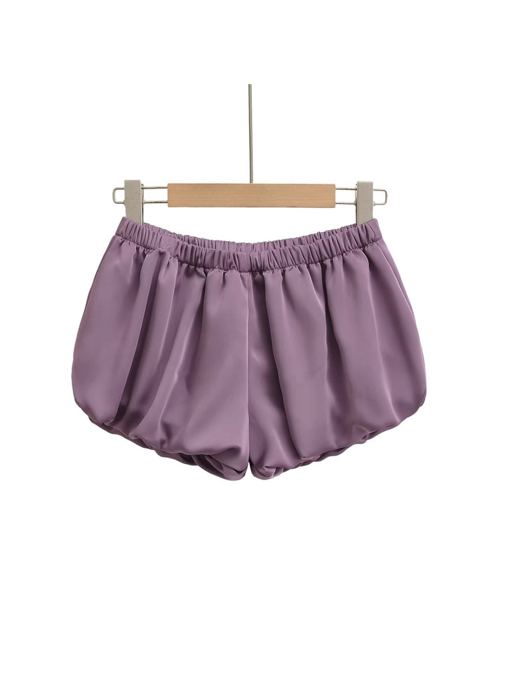 パステルチェックルームショートパンツ