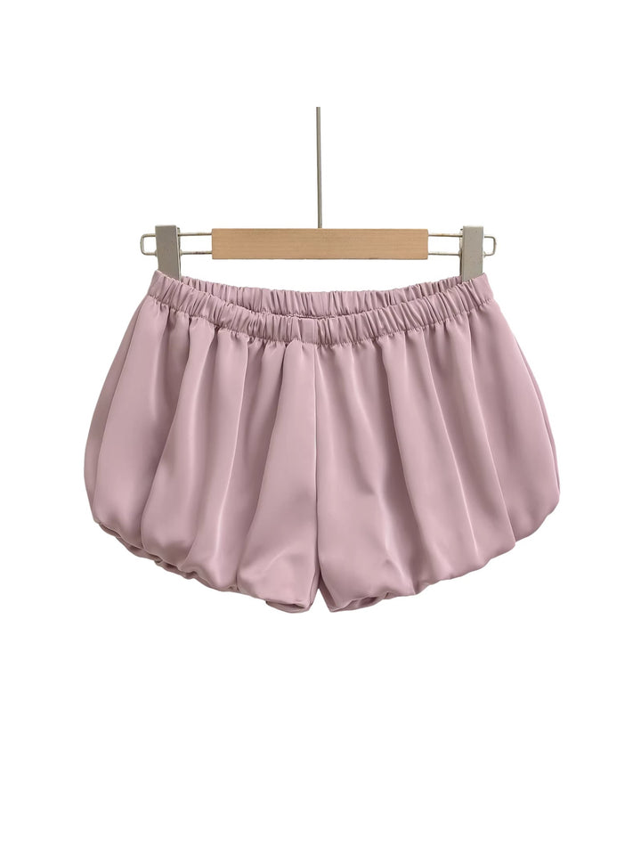 パステルチェックルームショートパンツ