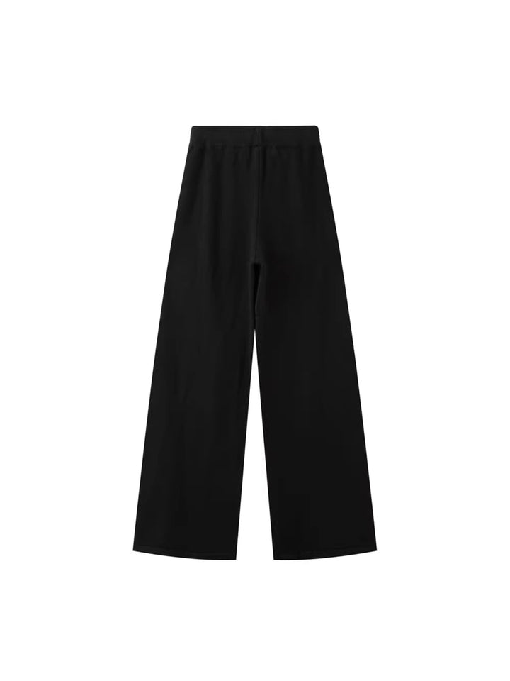 【アウトレット】(即納) ニットラップカーディガンパンツセット