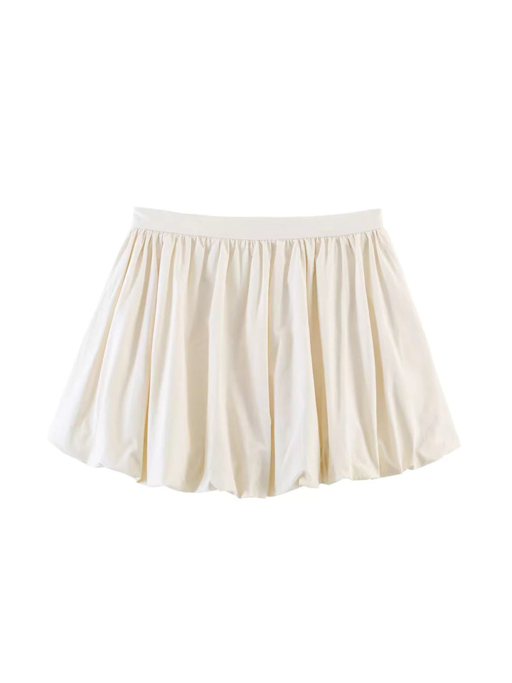 バルーンギャザーミニスカート