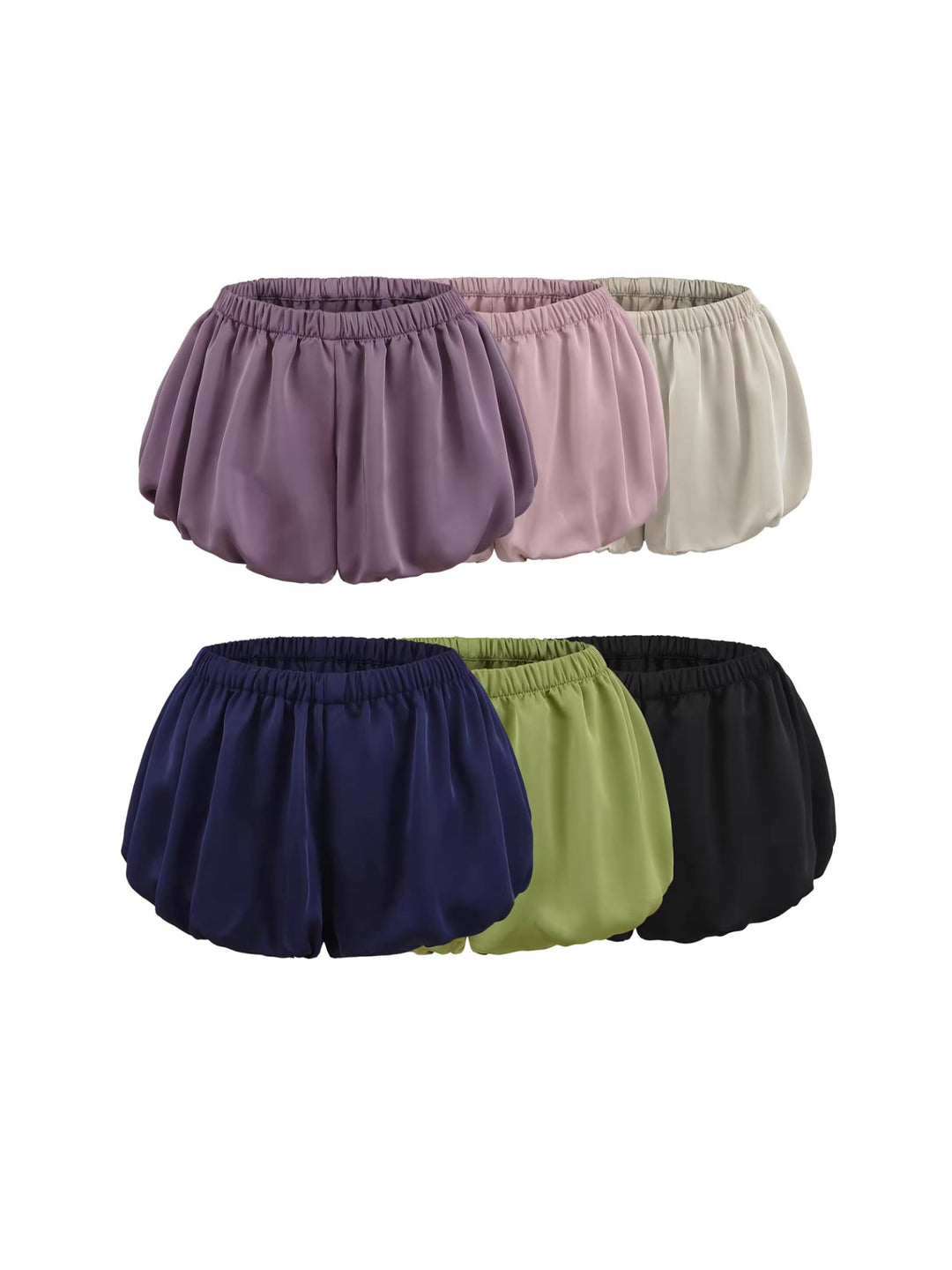 パステルチェックルームショートパンツ