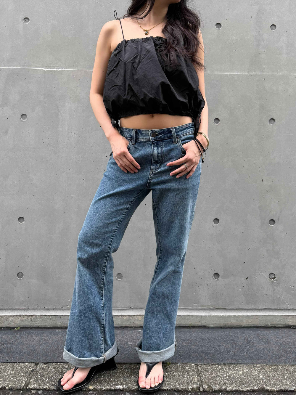 【アウトレット】(即納) 【 Select 】 Nタフタバルーンビスチェキャミソールトップス